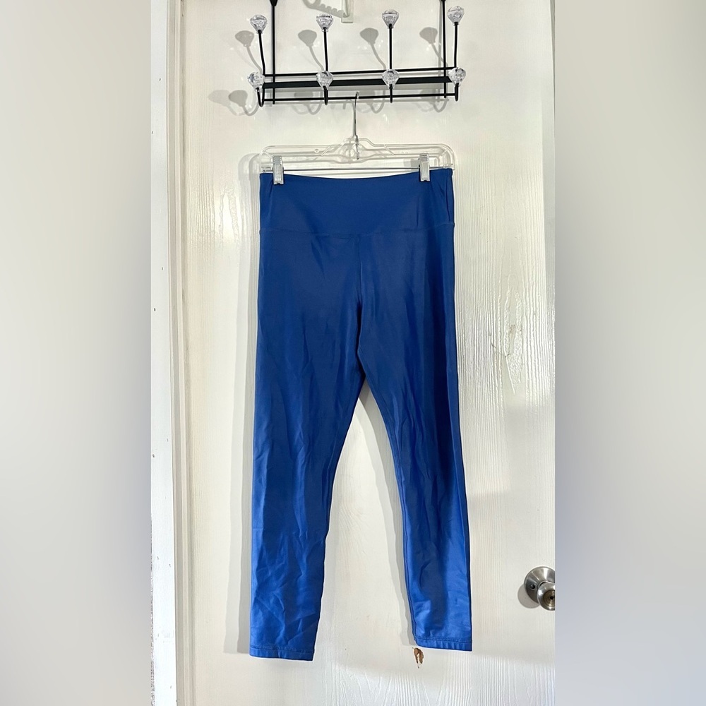ZYIA Metallic Blue Kids Leggings